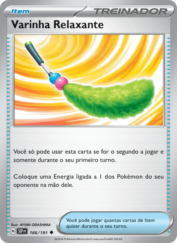 Varinha Relaxante, carta 166 de Fagulhas Impetuosas