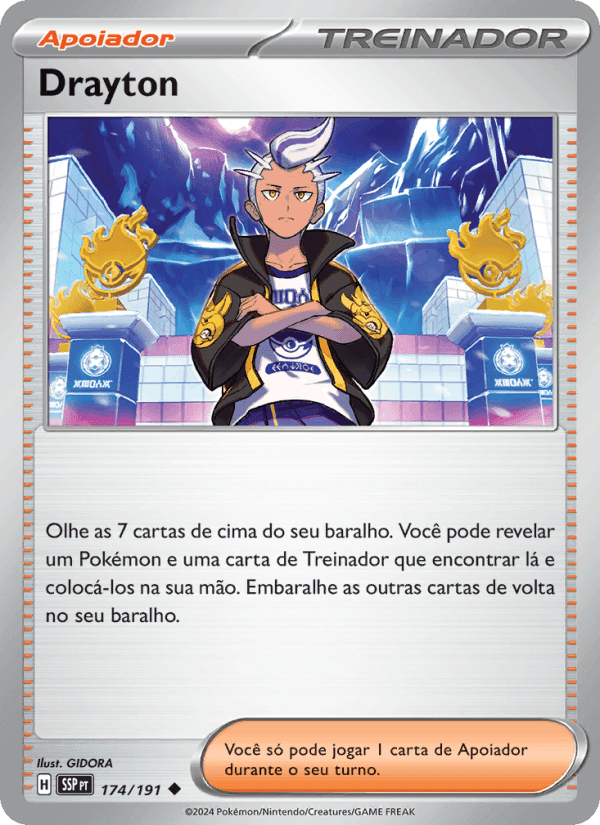 Drayton, carta 174 de Fagulhas Impetuosas