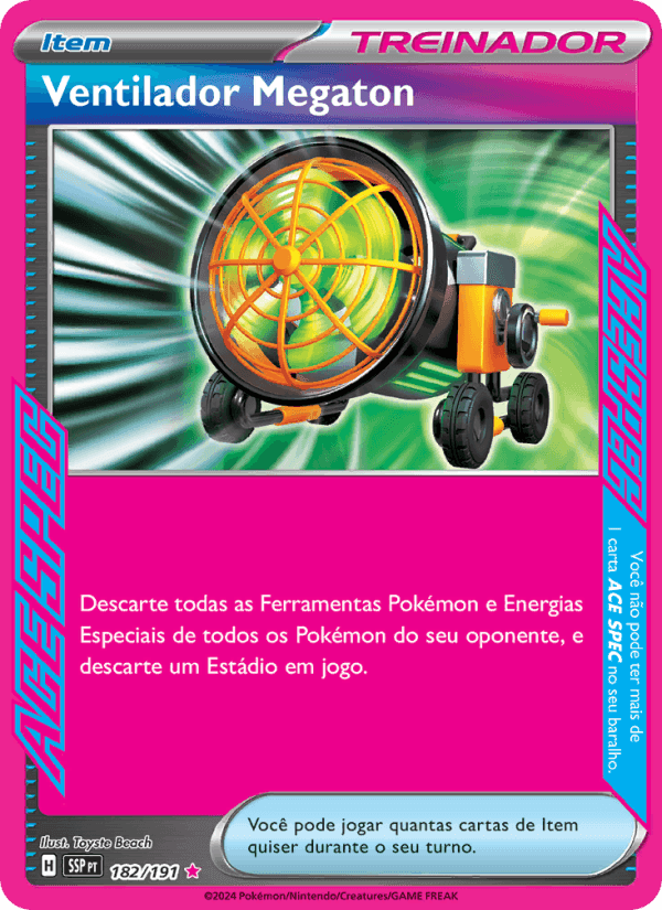 Ventilador Megaton, card 182 from Fagulhas Impetuosas