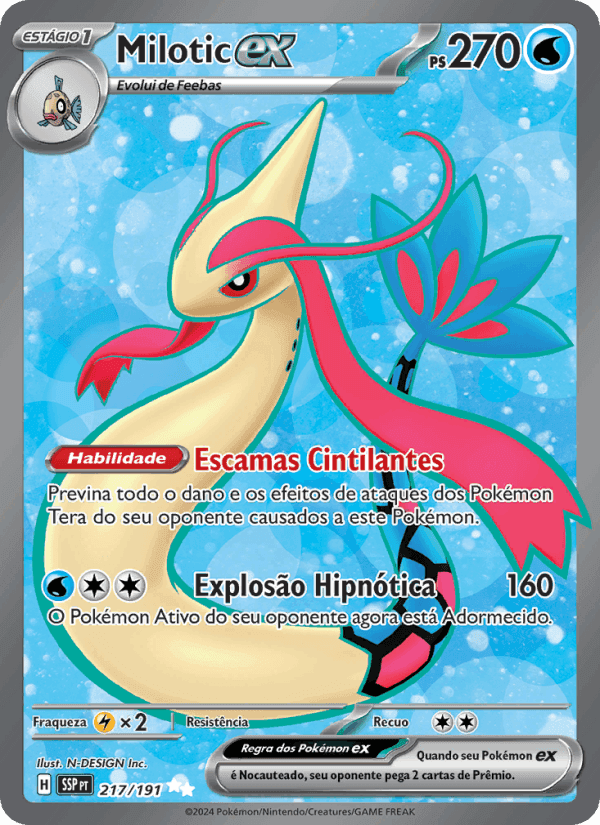 Milotic ex, carta 217 de Fagulhas Impetuosas