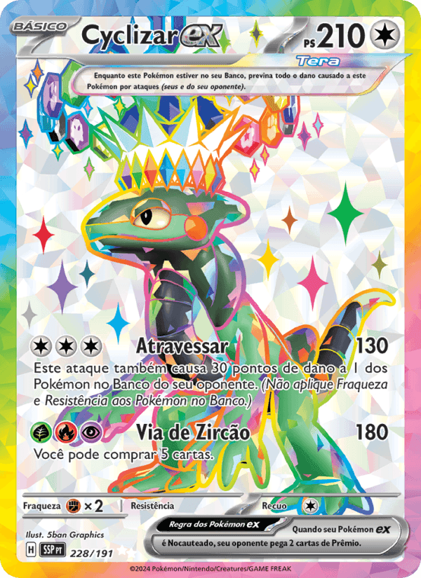 Cyclizar ex, card 228 from Fagulhas Impetuosas