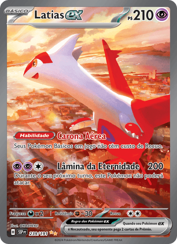 Latias ex, carte 239 de Fagulhas Impetuosas