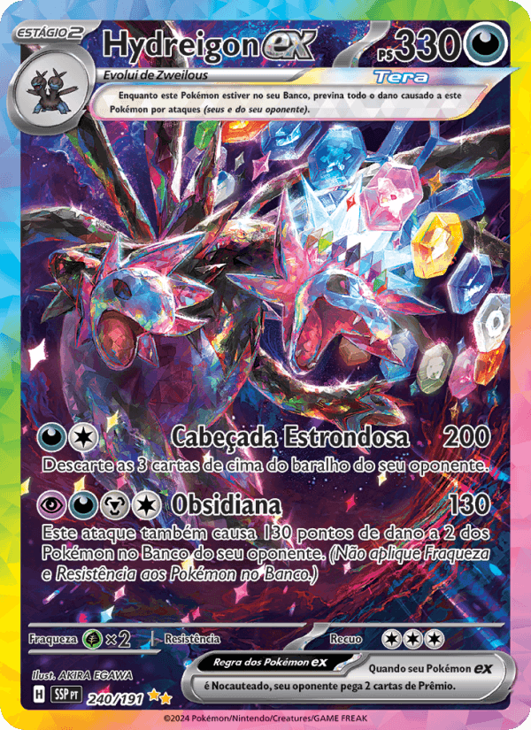 Hydreigon ex, carta 240 de Fagulhas Impetuosas
