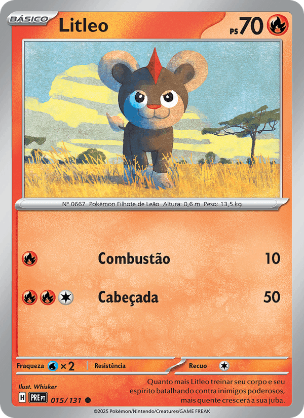 Litleo, carte 015 de Evoluções Prismáticas