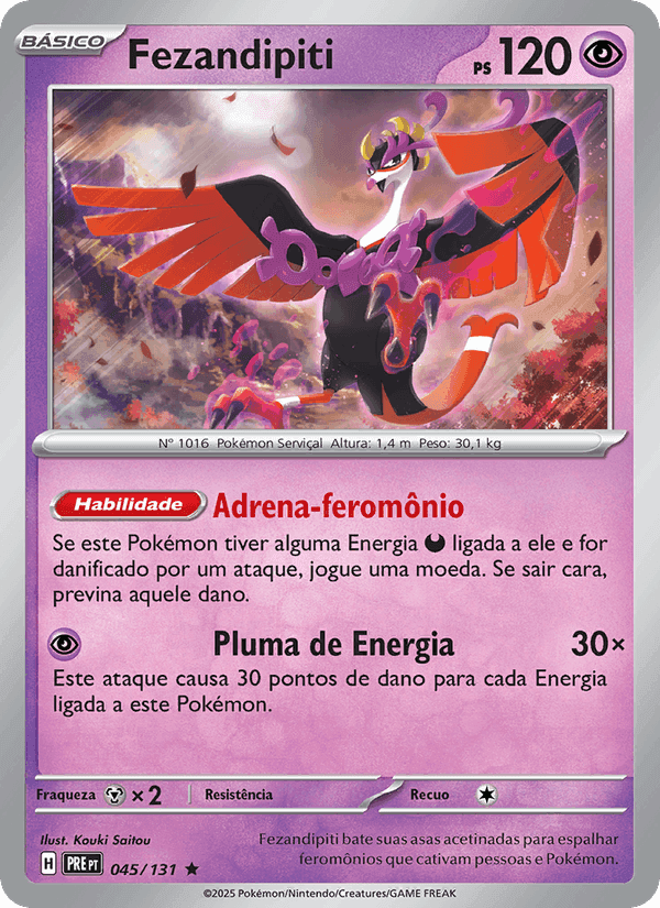 Fezandipiti, carta 045 di Evoluções Prismáticas