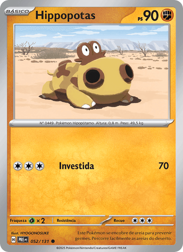 Hippopotas, carta 052 di Evoluções Prismáticas