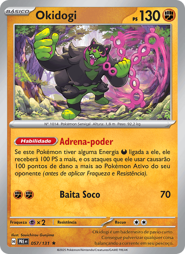Okidogi, carta 057 de Evoluções Prismáticas