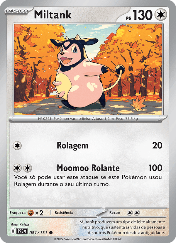 Evoluções Prismáticas の 081 番、Miltank