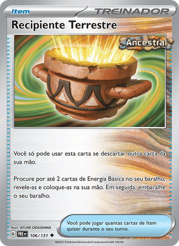 Recipiente Terrestre, card 106 from Evoluções Prismáticas
