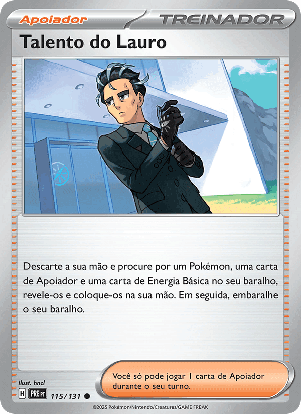 Talento do Lauro, carta 115 de Evoluções Prismáticas