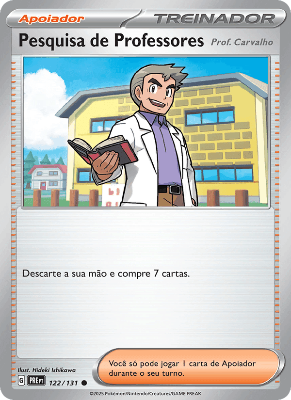 Pesquisa de Professores, card 122 from Evoluções Prismáticas