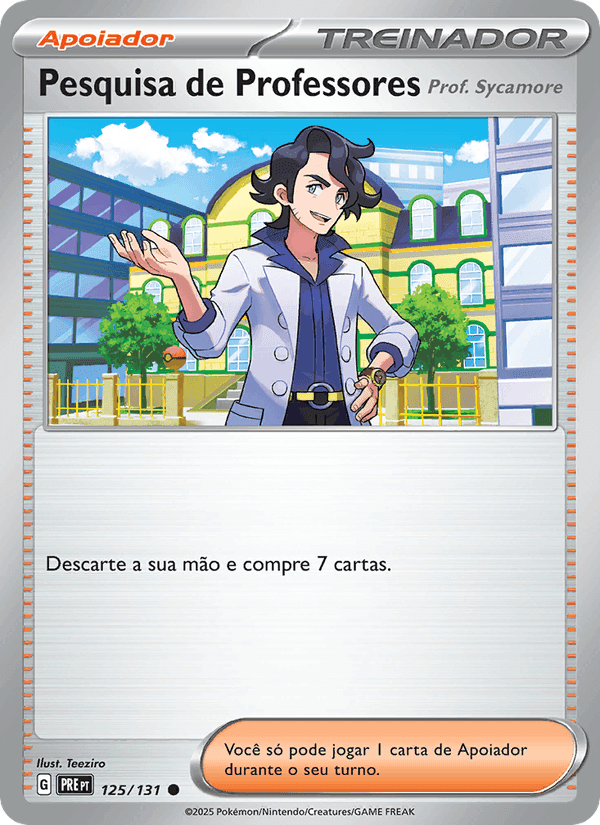 Pesquisa de Professores, card 125 from Evoluções Prismáticas
