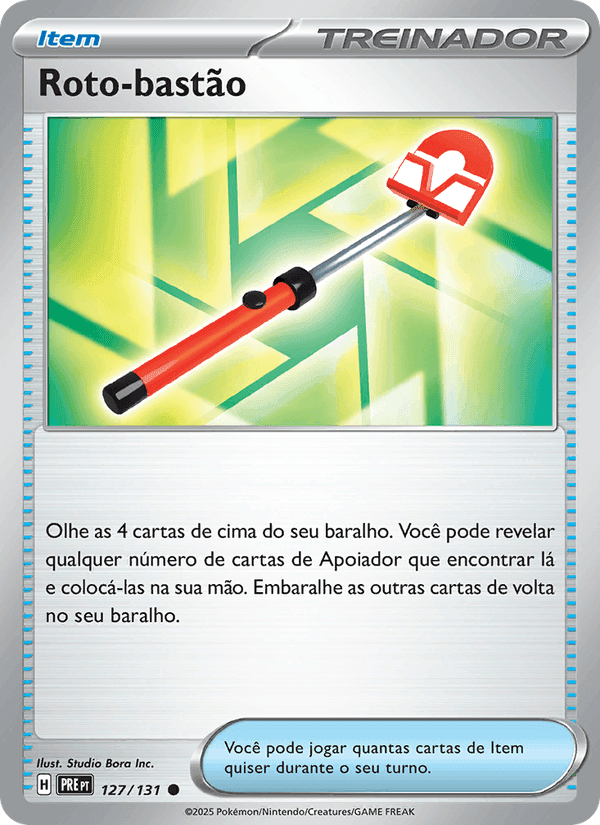 Roto-bastão, card 127 from Evoluções Prismáticas