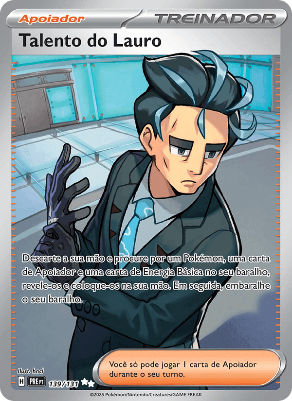 Talento do Lauro, card 139 from Evoluções Prismáticas