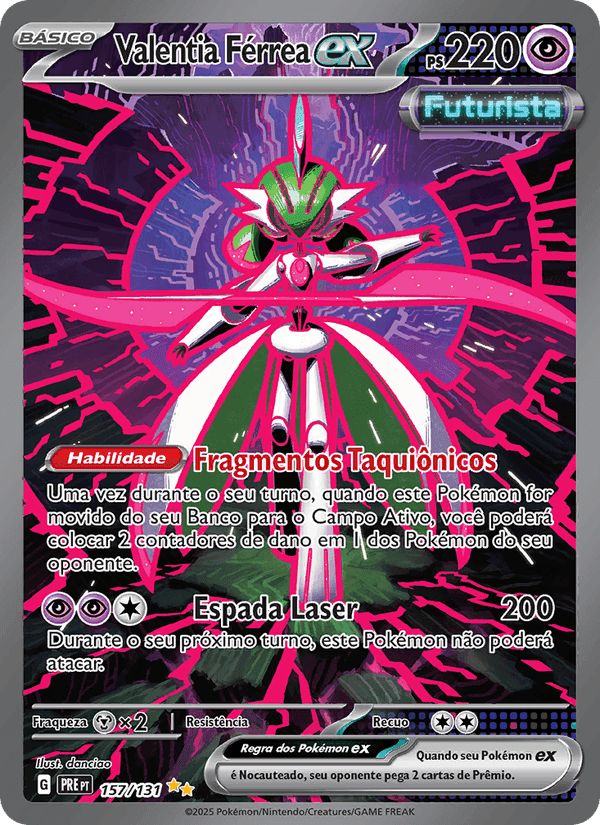 Valentia Férrea ex, carta 157 de Evoluções Prismáticas