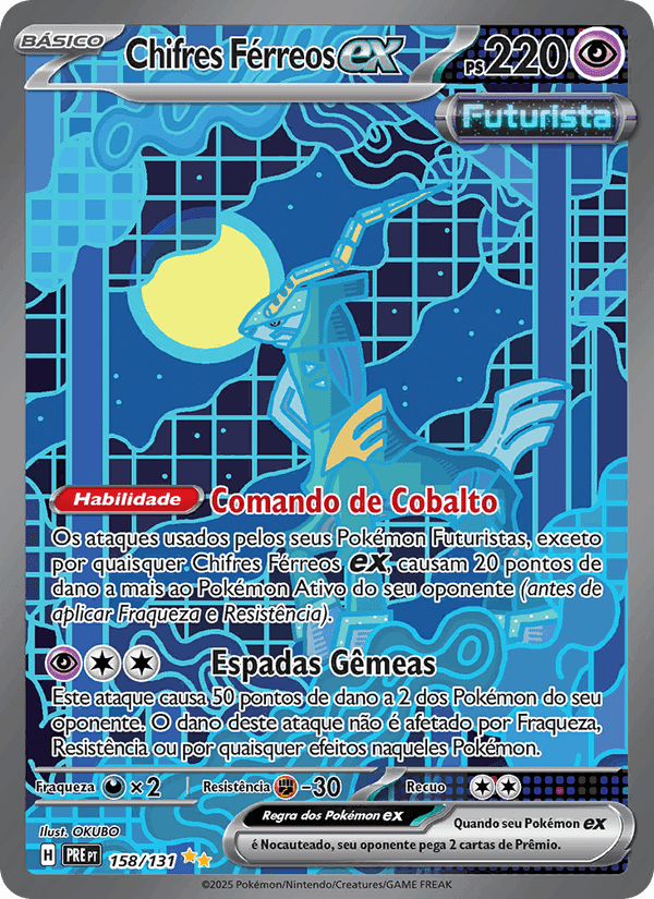 Chifres Férreos ex, card 158 from Evoluções Prismáticas