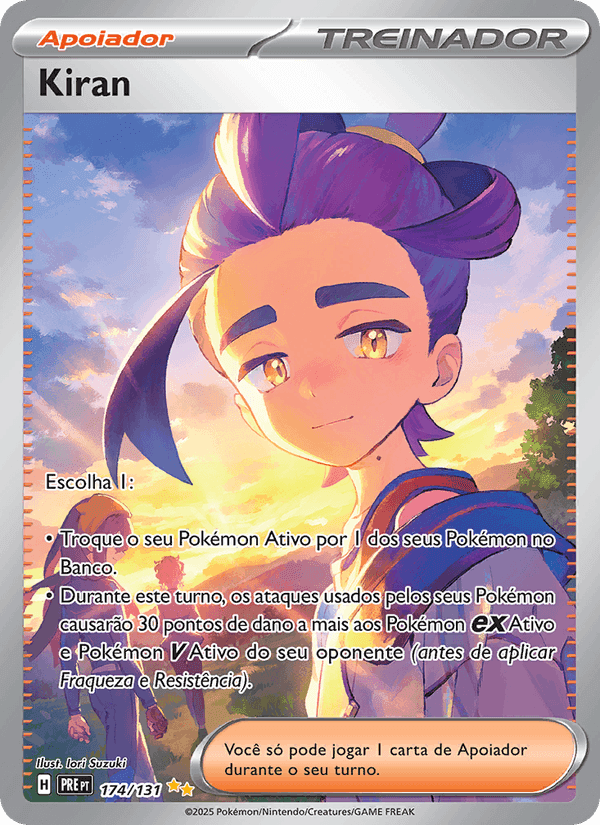 Kiran, carta 174 de Evoluções Prismáticas