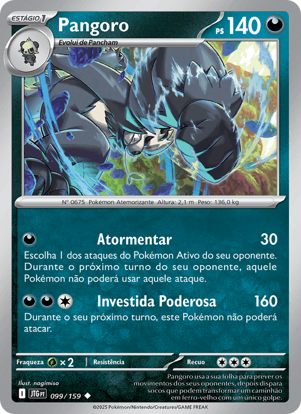 Pangoro, card 099 from Amigos de Jornada