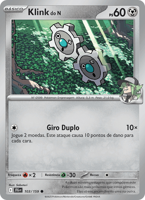 Klink do N, carta 103 di Amigos de Jornada