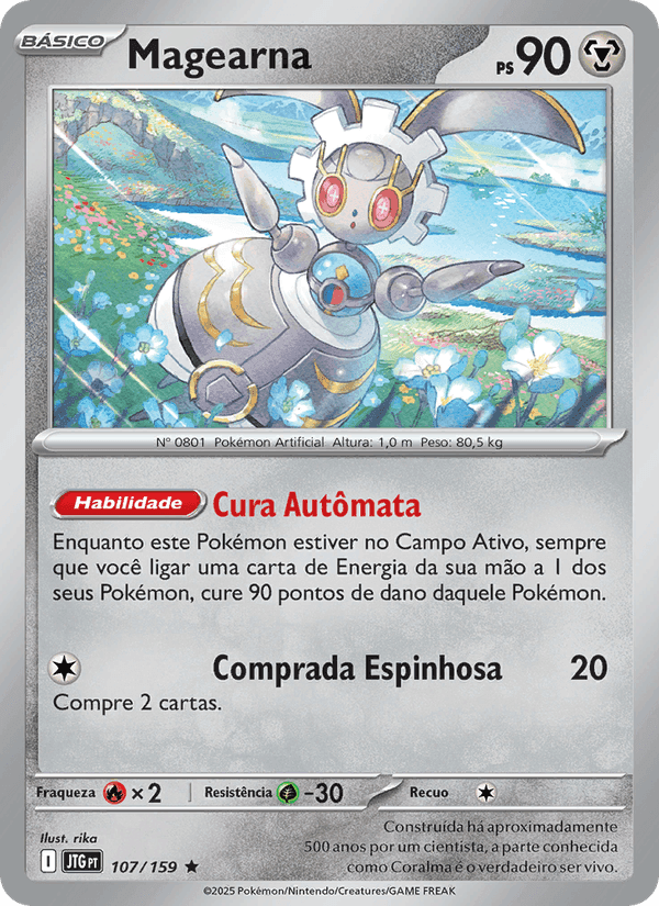 Magearna, carte 107 de Amigos de Jornada