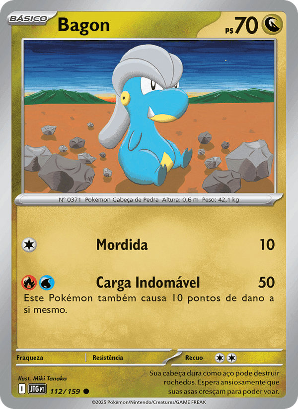 Bagon, carta 112 de Amigos de Jornada
