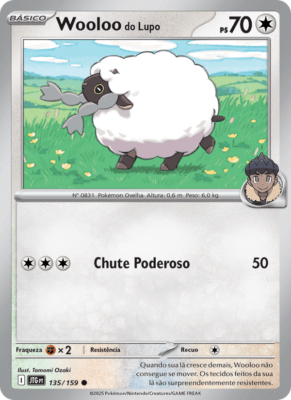 Wooloo do Lupo, carta 135 de Amigos de Jornada