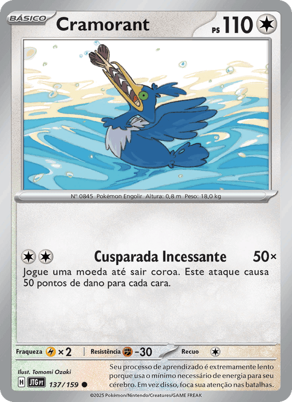 Cramorant, carta 137 de Amigos de Jornada