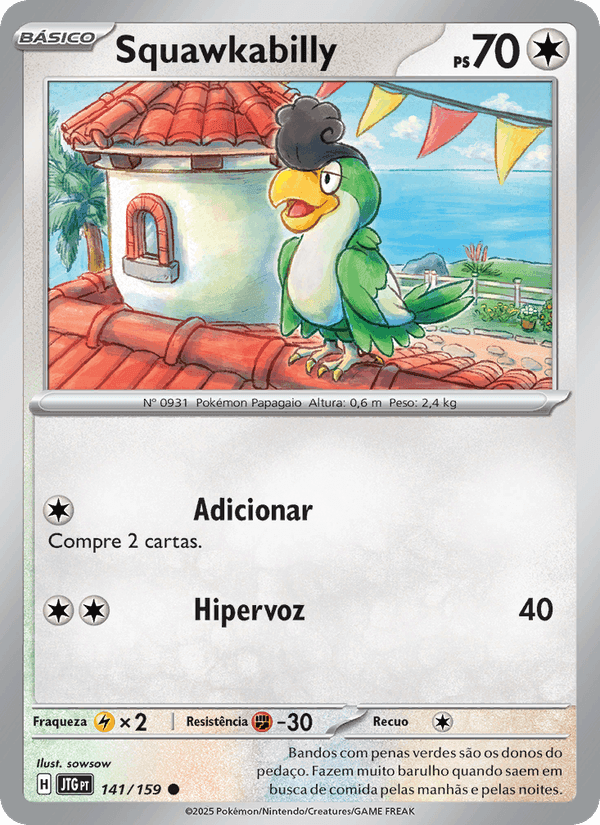 Squawkabilly, card 141 from Amigos de Jornada