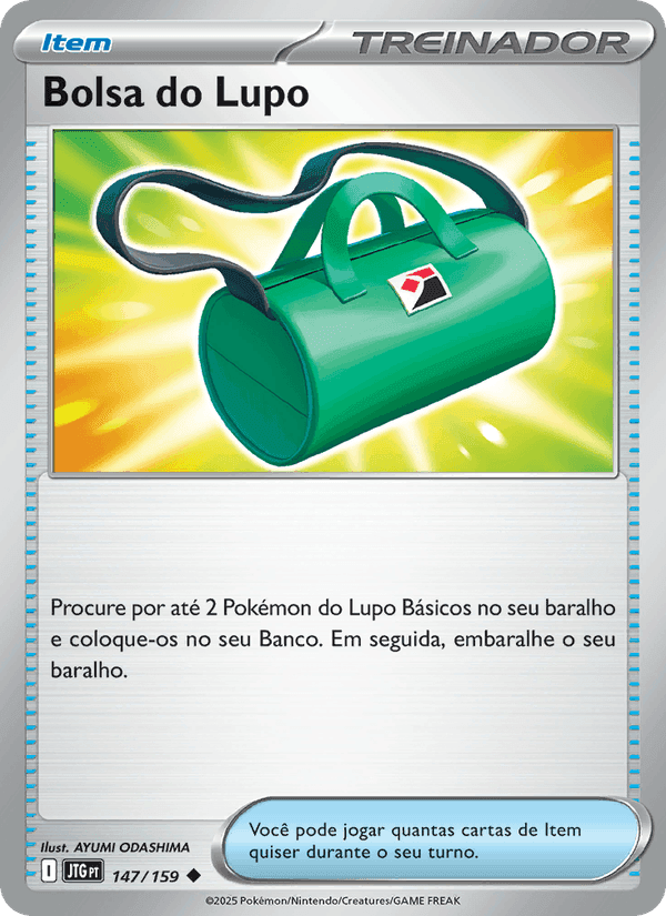 Bolsa do Lupo, carta 147 de Amigos de Jornada