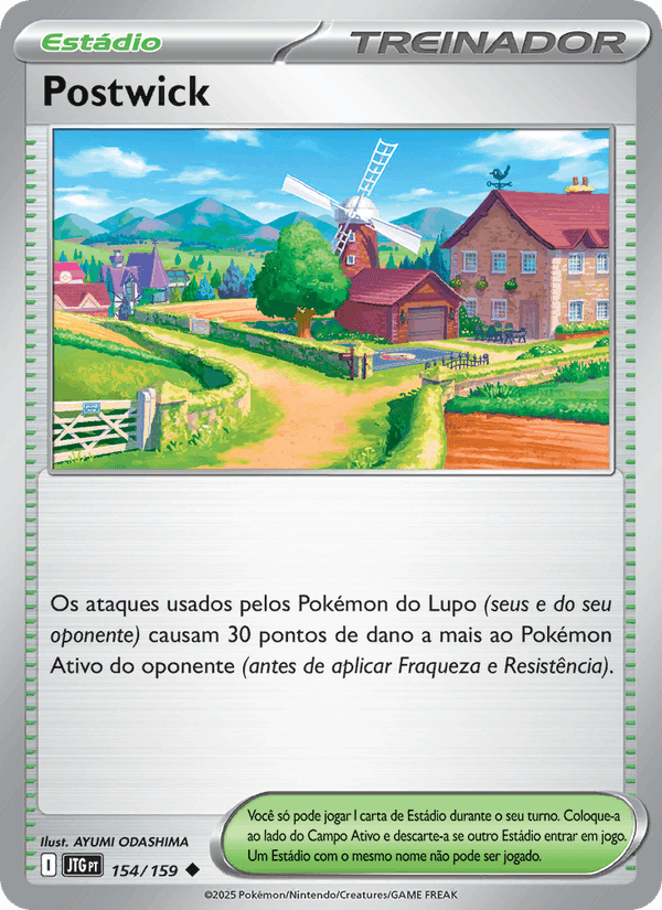 Postwick, carta 154 de Amigos de Jornada