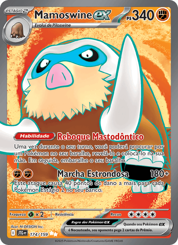 Mamoswine ex, carta 174 di Amigos de Jornada