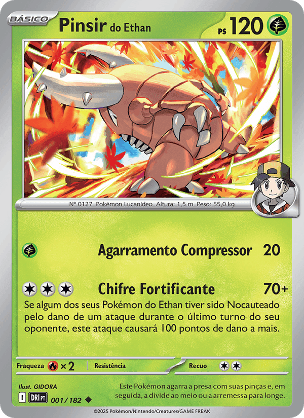 Pinsir do Ethan, carta 001 de Rivais Predestinados