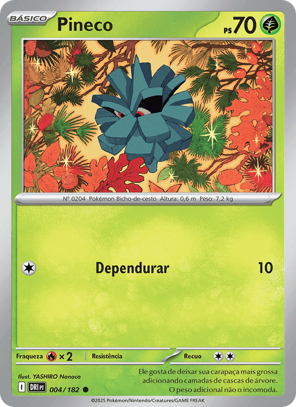 Pineco, card 004 from Rivais Predestinados