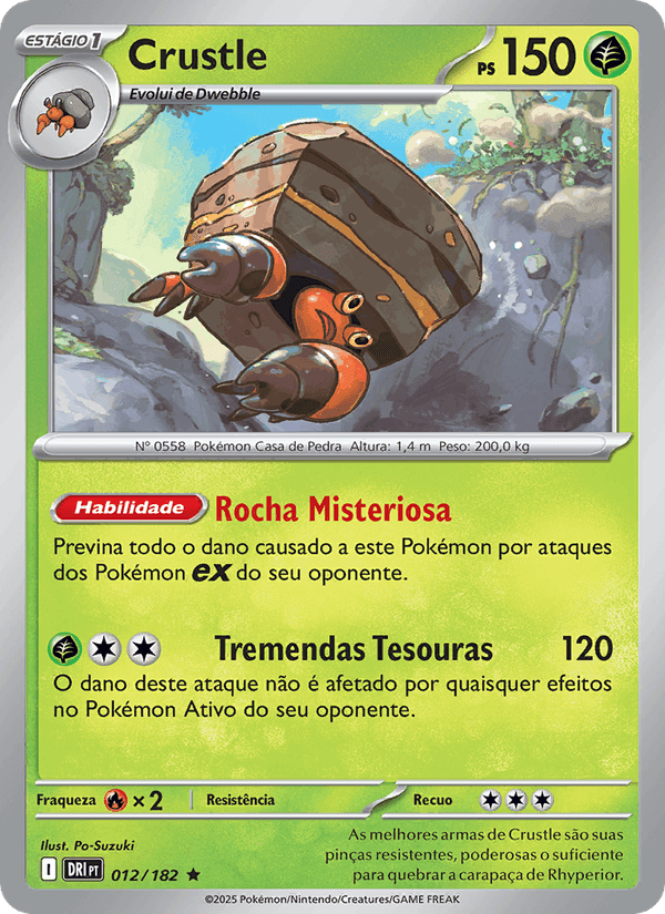 Crustle, carta 012 de Rivais Predestinados