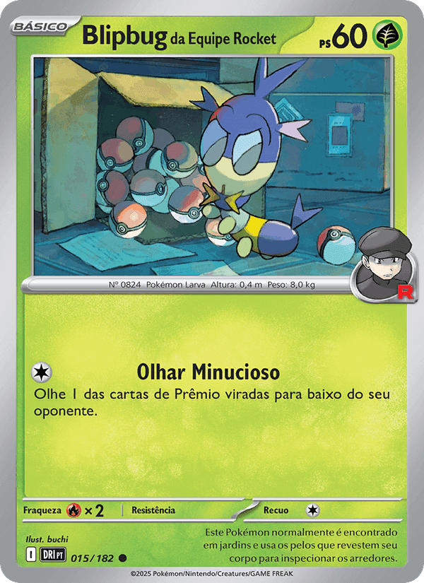 Blipbug da Equipe Rocket, carta 015 de Rivais Predestinados