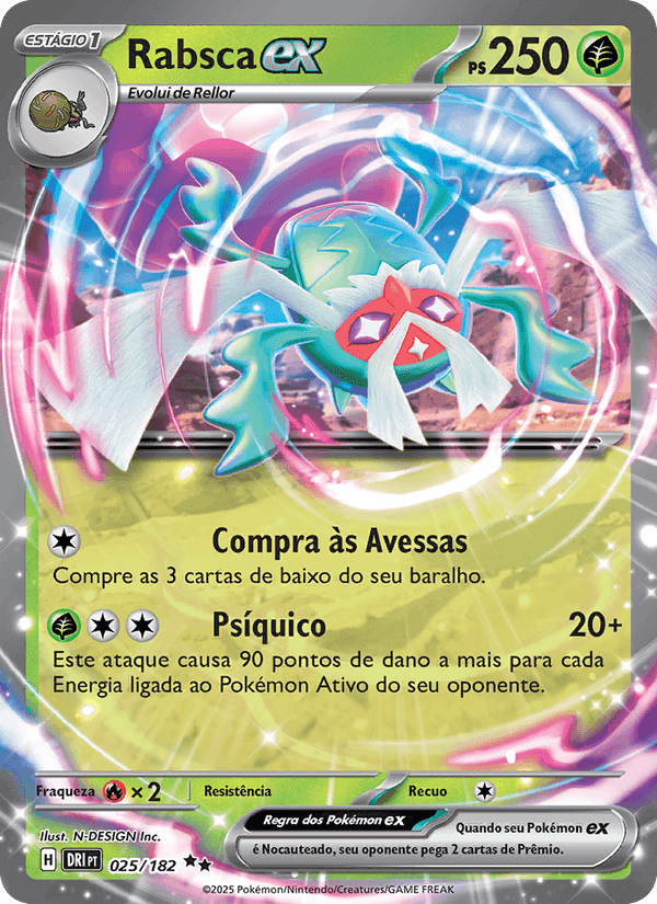 Rabsca ex, carta 025 di Rivais Predestinados