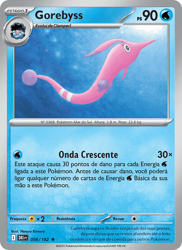 Gorebyss, carta 056 di Rivais Predestinados