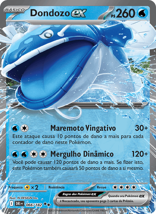 Dondozo ex, carta 066 de Rivais Predestinados