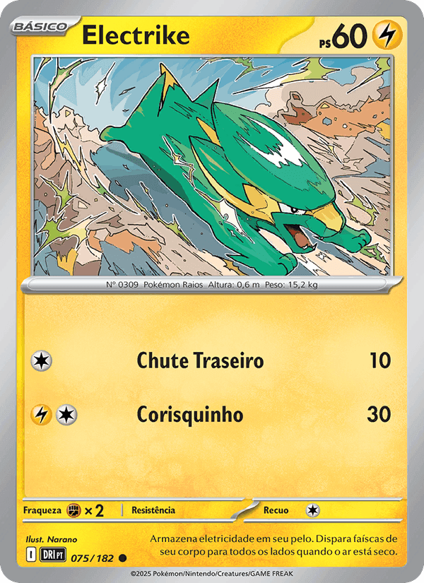 Electrike, carta 075 di Rivais Predestinados