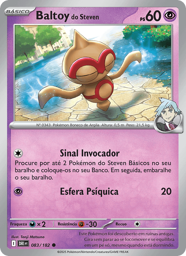 Baltoy do Steven, carta 083 de Rivais Predestinados