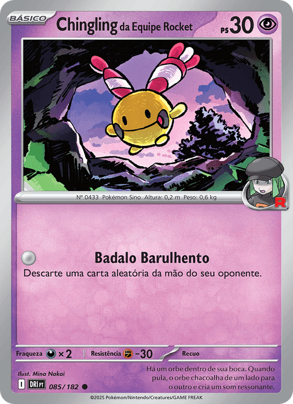 Chingling da Equipe Rocket, carta 085 de Rivais Predestinados