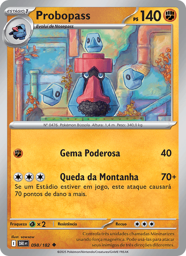 Probopass, carta 098 de Rivais Predestinados