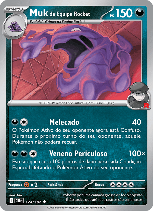 Muk da Equipe Rocket, carta 124 de Rivais Predestinados