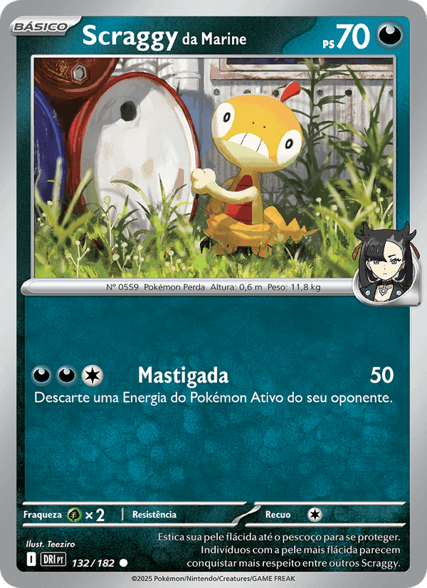 Scraggy da Marine, carta 132 de Rivais Predestinados