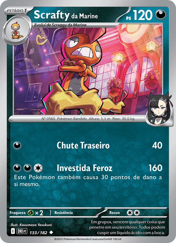 Scrafty da Marine, carta 133 de Rivais Predestinados