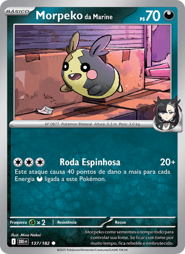 Morpeko da Marine, carta 137 de Rivais Predestinados