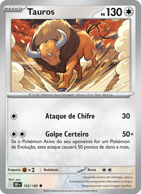 Tauros, carta 152 de Rivais Predestinados