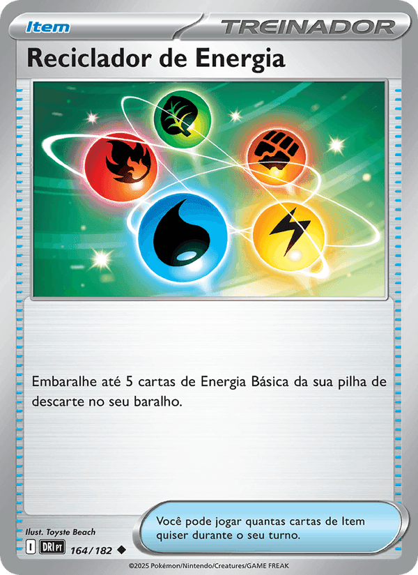 Reciclador de Energia, carta 164 de Rivais Predestinados