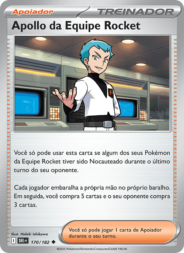 Apollo da Equipe Rocket, carta 170 de Rivais Predestinados