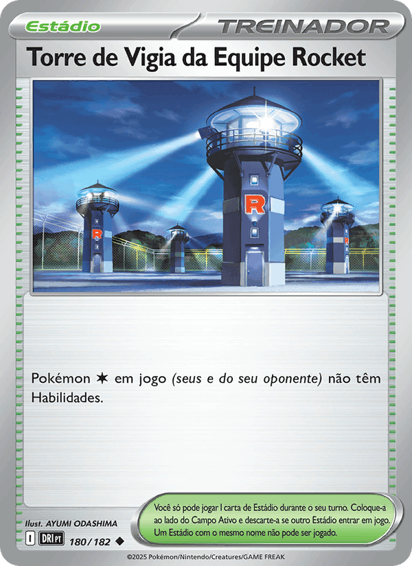 Torre de Vigia da Equipe Rocket, carta 180 de Rivais Predestinados